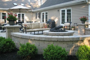 back yard patio